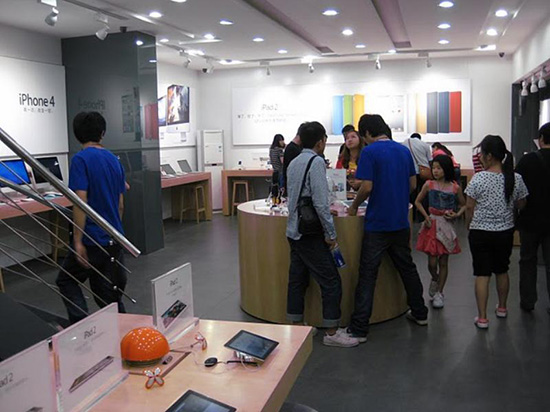 肉眼難以分辨！昆明驚現高仿Apple Store