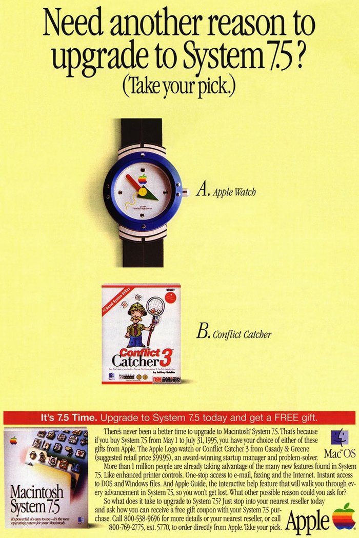 20年前蘋果就有Apple Watch，長這樣…