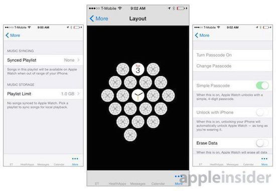Apple Watch設(shè)置菜單曝光，功能超強(qiáng)大
