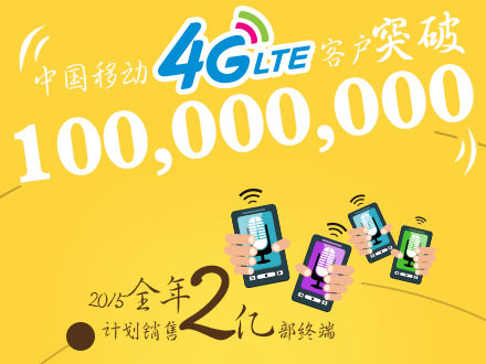中移動4G用戶破億，70萬釘子戶無法升4G