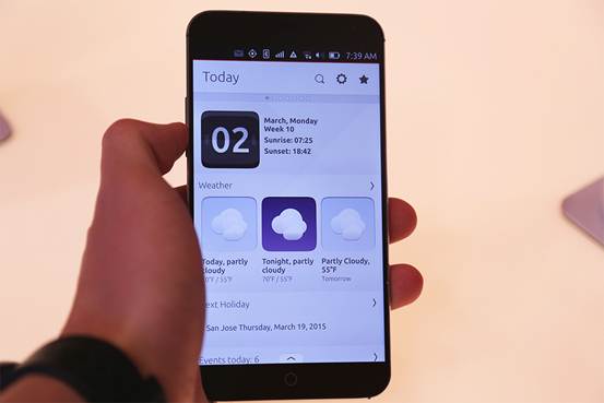 超流暢！Ubuntu版魅族MX4亮相MWC