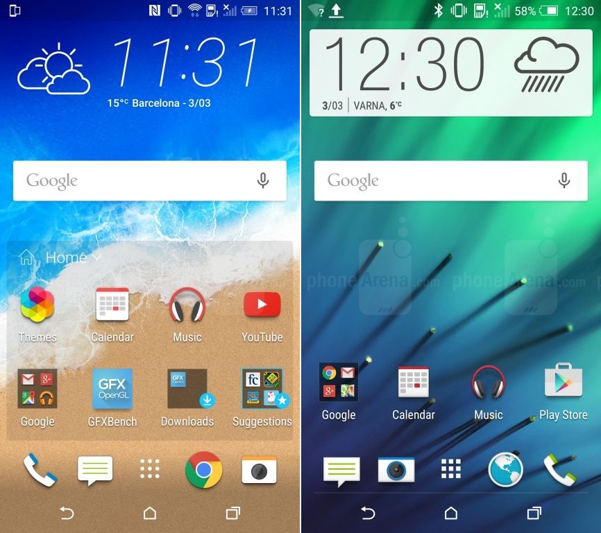 忽略四下巴，看看HTC One M9界面如何