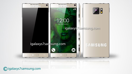 無邊框設(shè)計(jì)！三星Galaxy S7概念機(jī)曝光
