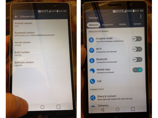 預計下半年發(fā)布，LG G4 Note諜照曝光