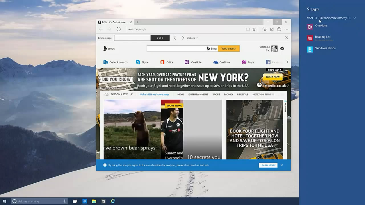 Windows 10新預(yù)覽版上手，終于玩上斯巴達瀏覽器了