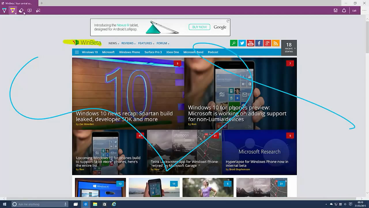 Windows 10新預(yù)覽版上手，終于玩上斯巴達瀏覽器了