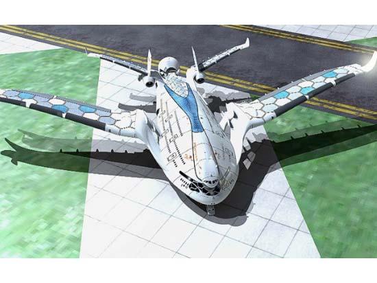 零排放巨型客機設(shè)計概念圖問世