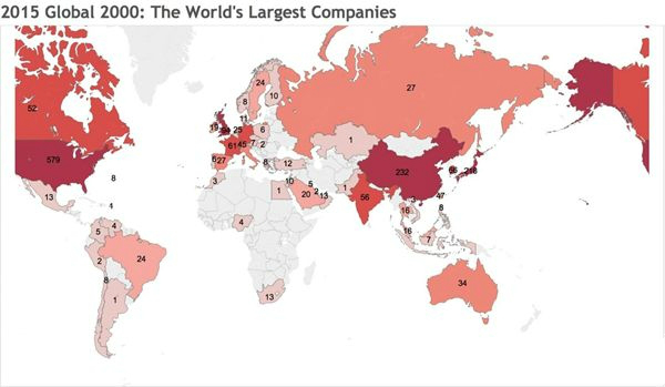 福布斯全球2000強(qiáng)企業(yè)出爐：蘋果邁近前十
