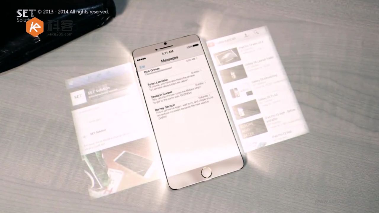 視頻 | 全息投影可換電池，這才是iPhone7？！