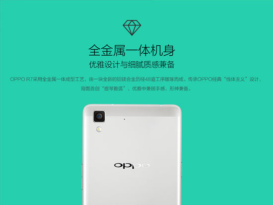 全金屬&2.5D屏 OPPO R7搶在發(fā)布前預(yù)約！