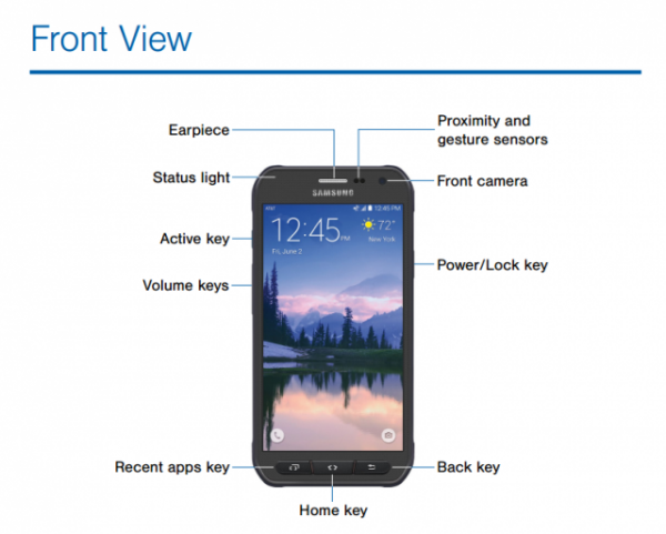 Galaxy S6 Active現(xiàn)身三星官網(wǎng) 用戶手冊曝光