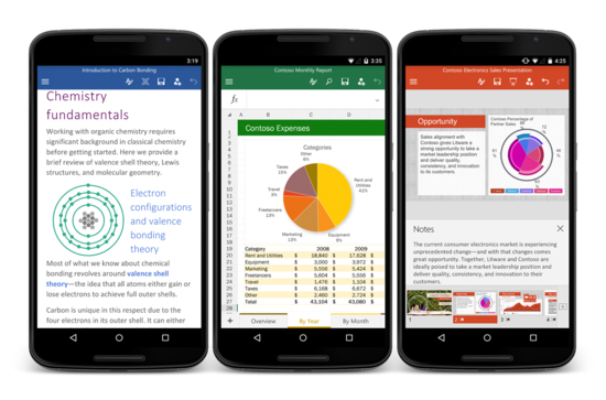 Android版Office來襲，微軟可沒忘記你們