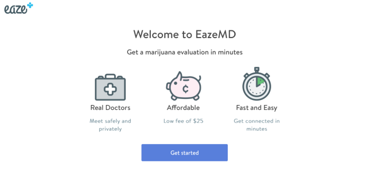  EazeMD一推出，獲得大麻似乎更容易了