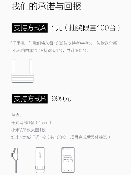 小米路由器2TB版開啟眾籌：999元！