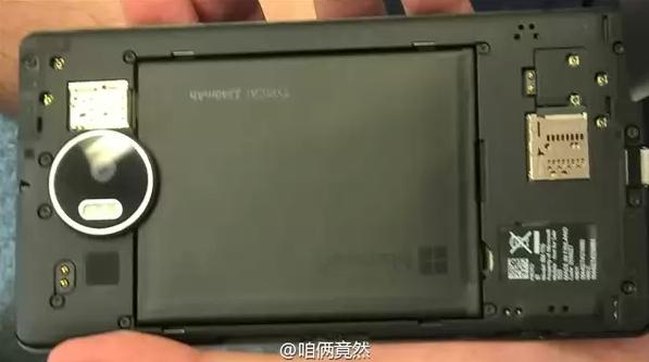 微軟旗艦Lumia 950再曝光，電池非常厚道