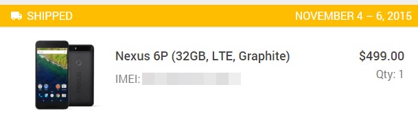 終于等到你！消息稱Nexus 6P已經(jīng)發(fā)貨