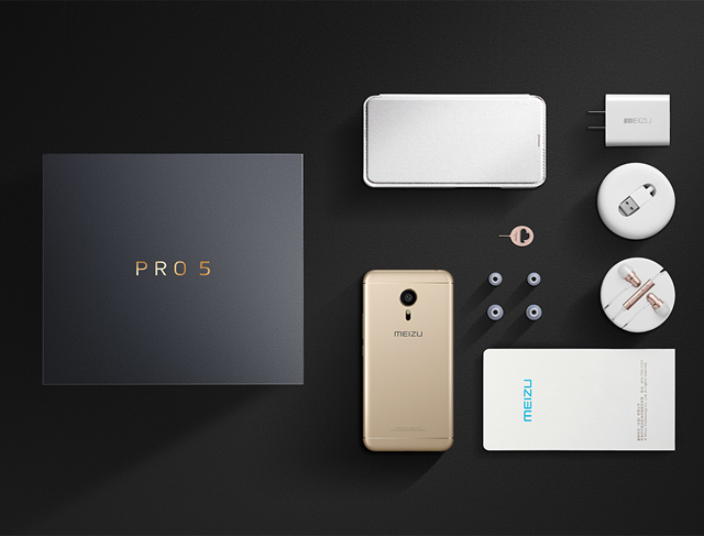 2999元魅族PRO 5金色套裝版開賣，狙擊華為Mate 8