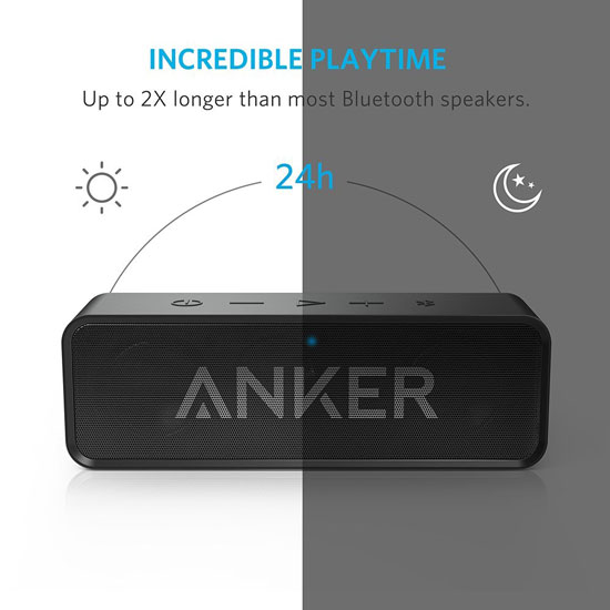 ANKER推無線藍牙音箱 ，24小時超長續(xù)航！