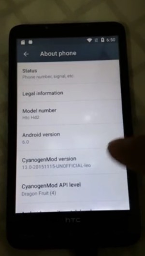重生？HTC HD2攜Android Marshmallo亮相