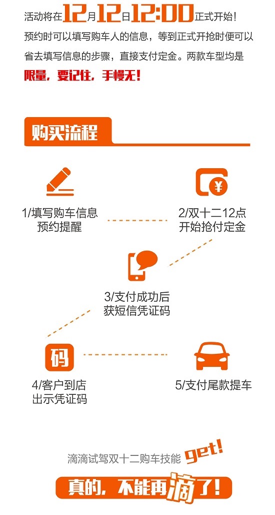 滴滴賣車來了！第一波活動將在雙12啟動