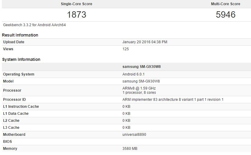 Exynos 8890跑分首秀：竟不如高通820和麒麟950！