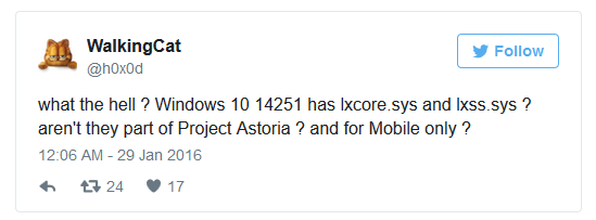 大陰謀？微軟Win 10暗藏神秘Linux子系統(tǒng)！