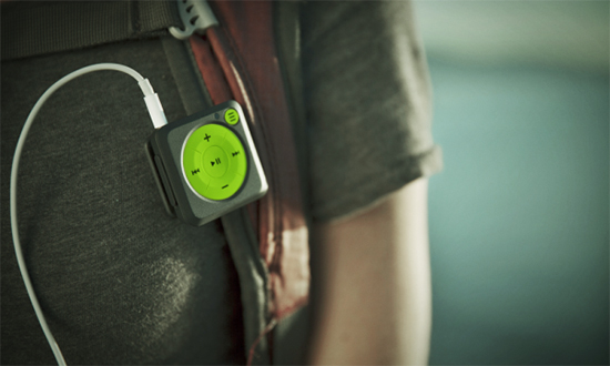 Mighty三防播放器：長得真像iPod shuffle