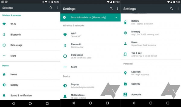 Android N多個(gè)界面曝光 傳今年5月發(fā)布