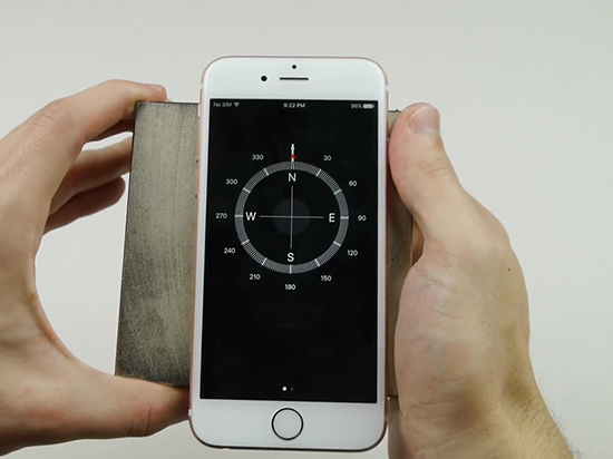 當iPhone 6s遇上超級大磁鐵 結果有點憂傷