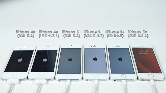 視頻：iOS 9.3比iOS 9.2.1更快？不同版本iPhone實測