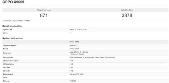 OPPO Find 9曝光，旗艦機(jī)僅配聯(lián)發(fā)科P10？