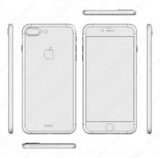 iPhone 7設(shè)計(jì)圖泄露：耳機(jī)接口真的沒(méi)了！