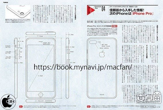 iPhone 7設(shè)計圖紙泄露！外形設(shè)計出乎意料