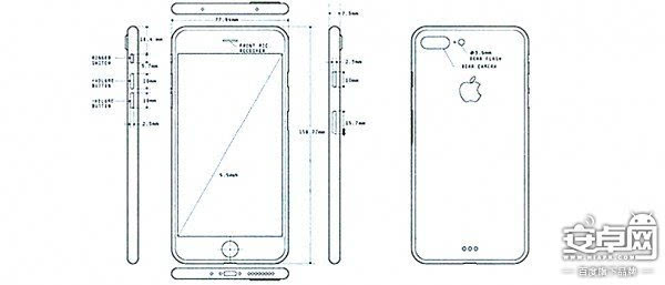 iPhone 7設(shè)計圖紙泄露！外形設(shè)計出乎意料