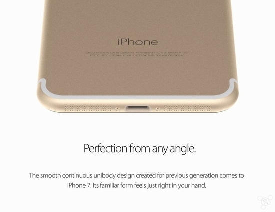 iPhone 7概念圖曝光：將標(biāo)配無線藍(lán)牙耳機？