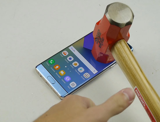 抗摔不抗刮？三星Note7耐用性瘋狂測試
