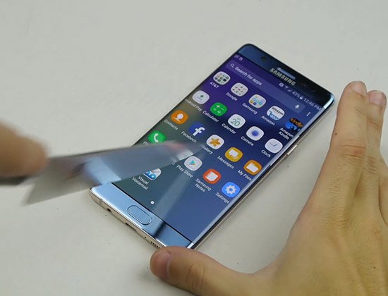 抗摔不抗刮？三星Note7耐用性瘋狂測試
