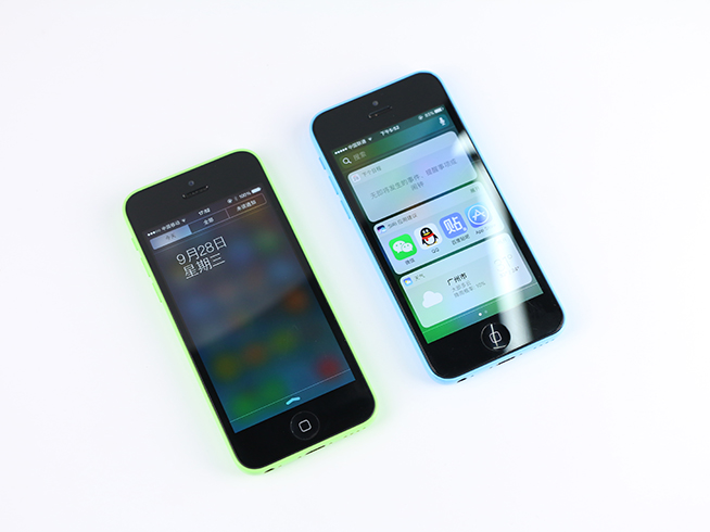 老機(jī)器的福音 iPhone 5c iOS 10對比iOS 7