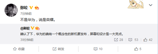 對標小米MIX 榮耀要推概念機？