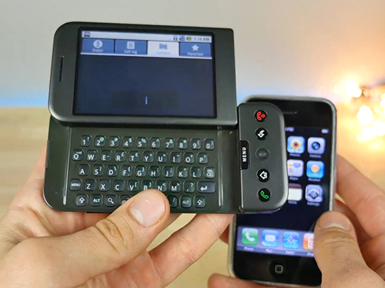 第一代iPhone對(duì)比第一代安卓：誰抄誰了？