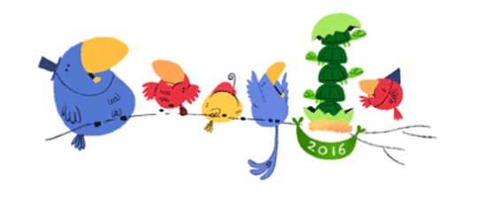 新年快樂！Google Doodle又有什么新玩法呢？