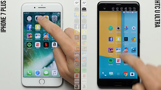 速度測(cè)試：iPhone 7 Plus對(duì)比HTC U Ultra簡(jiǎn)直是災(zāi)難