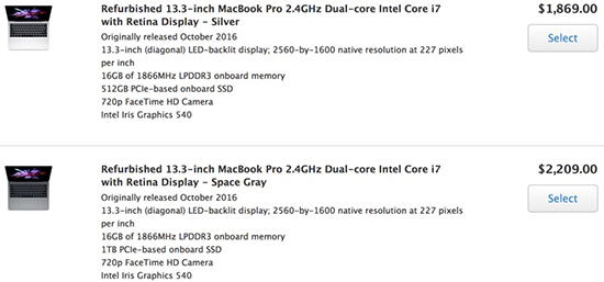 MacBook Pro也出翻新機(jī)了！最便宜也要上萬
