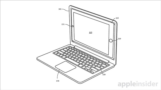 腦洞大開！蘋果新專利能把iPhone瞬間變筆記本