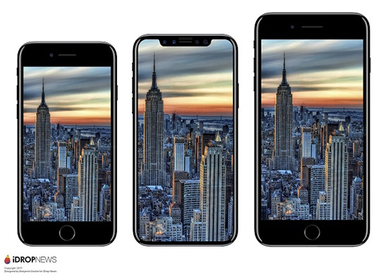 讓人放心的iPhone 8設(shè)計圖泄漏：5.66寸屏 背后無指紋