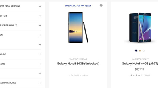豬隊(duì)友再次烏龍！三星Note8官網(wǎng)現(xiàn)身后緊急下架