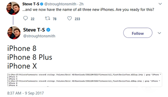 全面屏版為iPhone X！沒(méi)有7s只有iPhone 8/8 Plus
