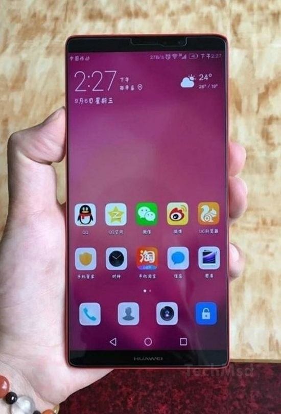 比iPhone X更好用？華為Mate 10正面外觀曝光：屏占比讓人沸騰