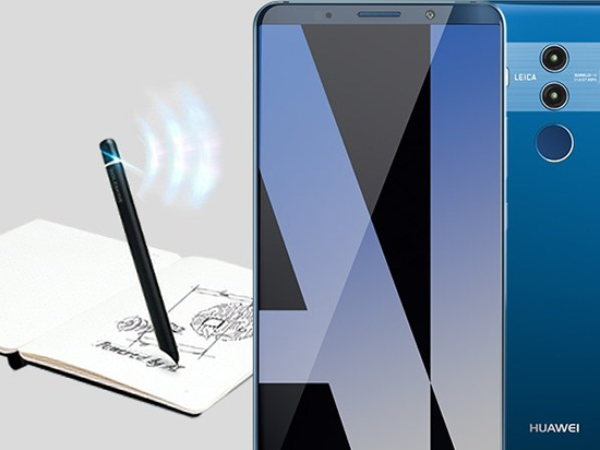 Mate 10 Pro定制手寫筆曝光：紙張作圖數(shù)碼化，下周發(fā)布