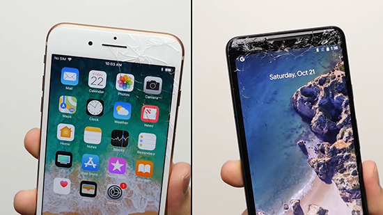 旗艦手機測試：iPhone 8 Plus不堪一擊，但它卻爛掉渣
